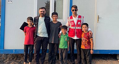 Kahramanmaraş'ta Ülkü Ocakları'ndan yangınzede çocuklara anlamlı destek