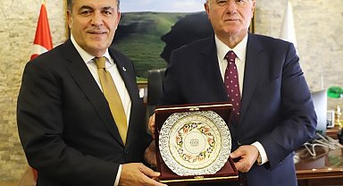 Kamu Başdenetçisi Akarca'dan Başkan Demir'e ziyaret
