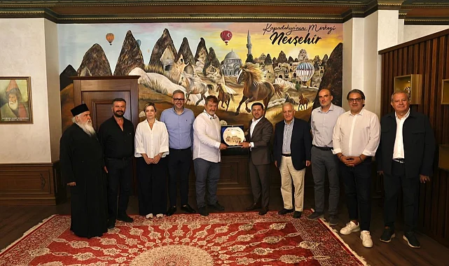 Kapadokya'da mübadele torunlarından anlamlı ziyaret