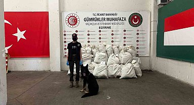 Kapıkule'de 245 kilo esrar ele geçirildi: 2 gözaltı