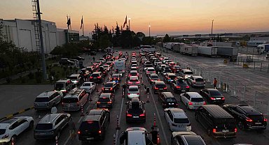 Kapıkule'de gurbetçilerin hüzünlü dönüş yolculuğu