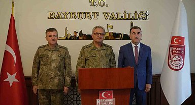 Kara Kuvvetleri Komutanı Orgeneral Tokel Bayburt'ta