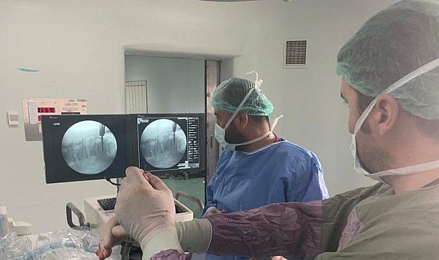 Karabük'te ilk kez perkütan stabilizasyon ameliyatı yapıldı