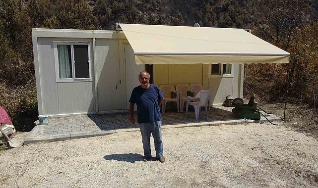 Karabük'te yangınzedeler devlet desteğiyle ayağa kalkıyor