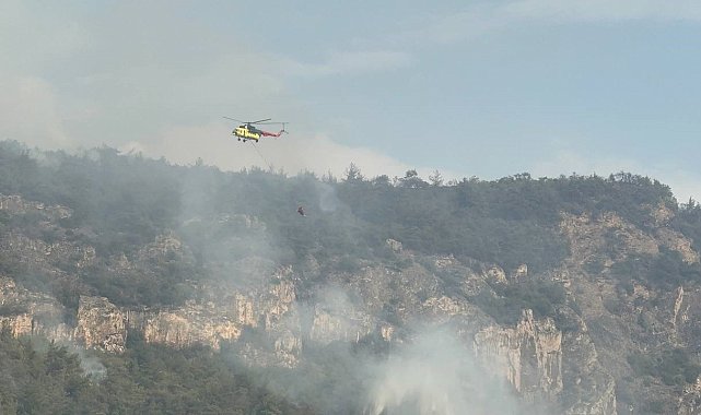 Karabük'teki orman yangını kısmi olarak kontrol altına alındı