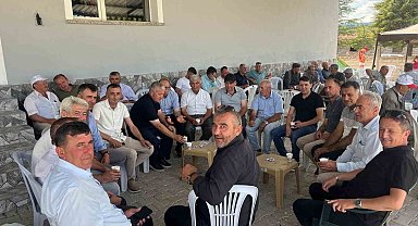 Karacakaş Köyünde yağmur duası ve birlik yemeği