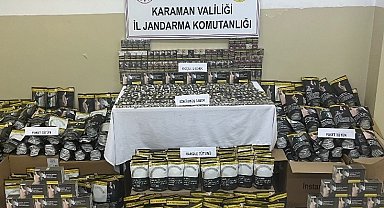 Karaman'da 250 kilo mühürsüz sığır eti ele geçirildi