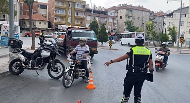Karaman'da polisin motosiklet denetimleri arttı