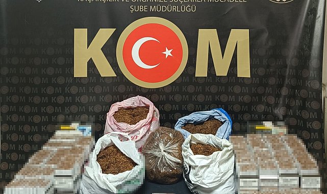 Karaman'da uyuşturucu, kaçak tütün ve ruhsatsız silahlar ele geçirildi