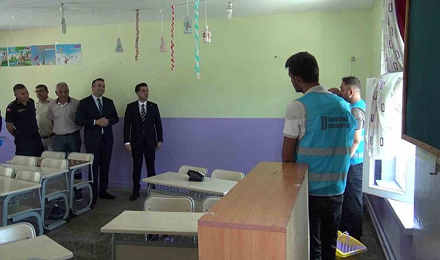 Karaman'da yükümlülerden eğitime anlamlı destek