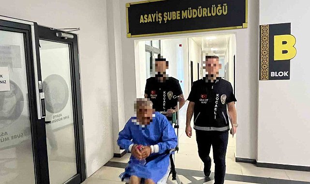 Karısını öldürmüştü, tekerlekli sandalye ile sevk edildiği adliyede tutuklandı