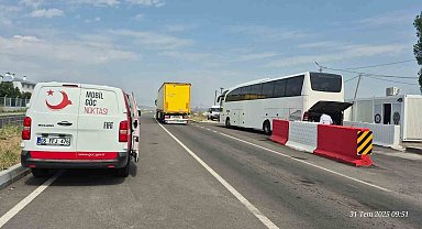 Kars'ta Göç İdaresi Müdürlüğü'nden yol uygulaması