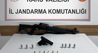 Kars'ta jandarmadan silah operasyonu