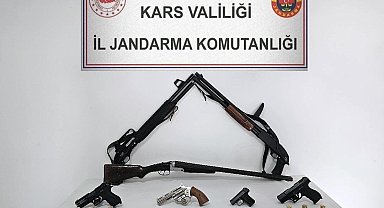Kars'ta jandarmadan silah operasyonu