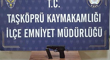 Kastamonu'da 3 adet tabanca ele geçirildi: 3 şüpheli hakkında işlem başlatıldı