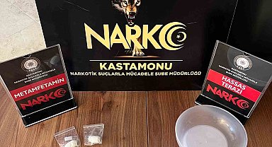 Kastamonu'da uyuşturucuyla yakalanan 2 şüpheli tutuklandı