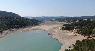 Kastamonu'nun su ihtiyacını karşılayan barajda su seviyesi yüzde 24'e düştü