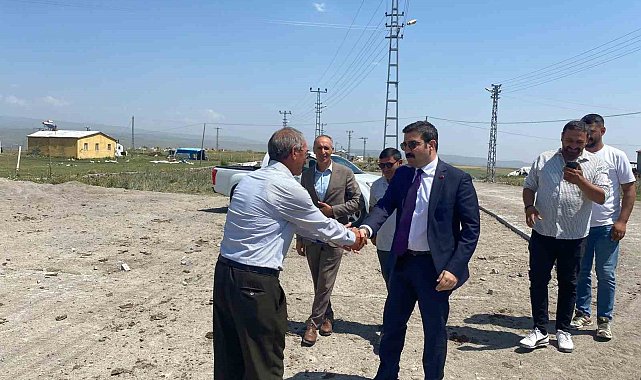 Kaymakam Akköz, KÖYDES çalışmalarını yerinde inceledi