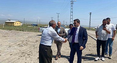 Kaymakam Akköz, KÖYDES çalışmalarını yerinde inceledi