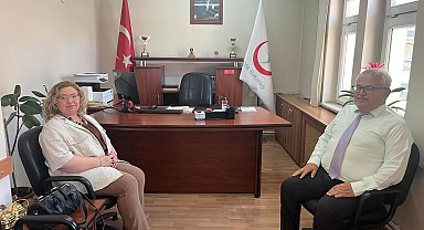 Kaymakam Doğru sağlık çalışanlarıyla bir araya geldi
