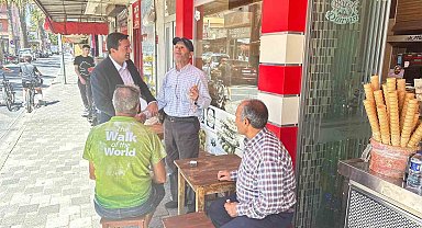 Kaymakam Evlice esnafla bir araya geldi