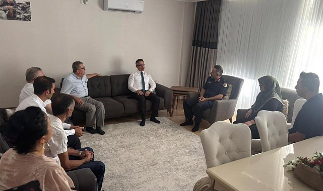 Kaymakam Koç'tan şehit ailesine ziyaret