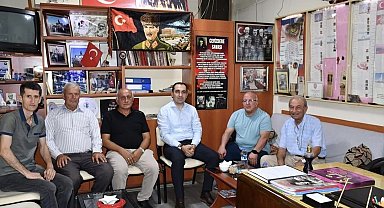 Kaymakam Özdemir'den Şehit ve Gaziler Derneği'ne ziyaret