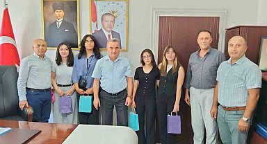 Kaymakam Öztürk, başarılı öğrencileri ağırladı