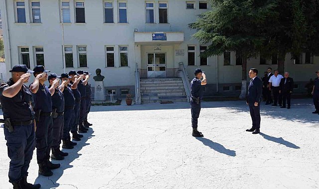 Kaymakam Uğuz'dan karakol ziyareti