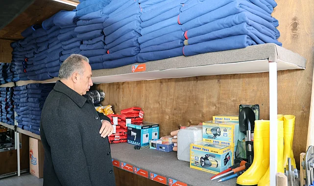 Kayseri Talas'tan örnek acil durum konteynırı