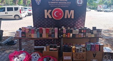 Kayseri'de 'kaçak parfüm' operasyonu: 2 gözaltı