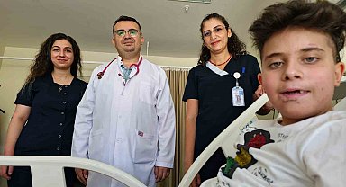 Kayseri'de kamyonun çarptığı çocuk, palyatif servisinde sevgiyle iyileşiyor