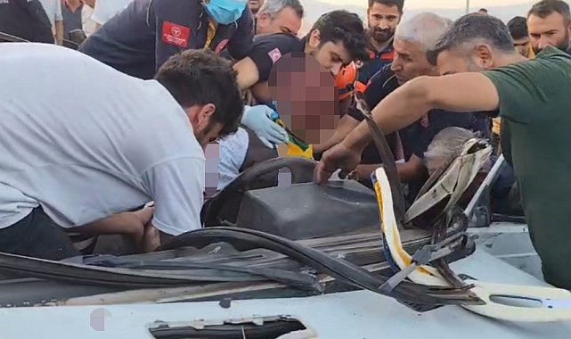 Kazada ağır yaralanan sürücü hayatını kaybetti