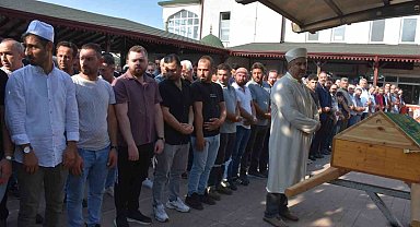 Kazada hayatını kaybeden motosiklet sürücüsü son yolculuğuna uğurlandı