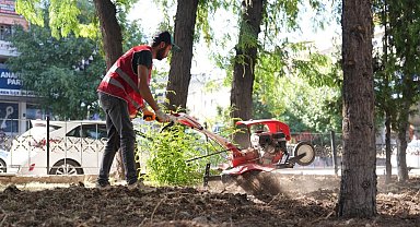Keçiören'de park ve bahçelere estetik dokunuş