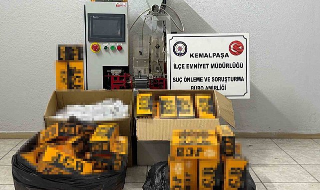 Kemalpaşa'da kaçak sigara operasyonu: 48 bin 420 makaron ele geçirildi