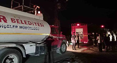 Kemer'de trafo yangını
