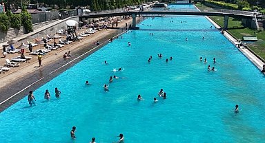 Kentpark Yapay Plaj yaz sezonuna hızlı başladı