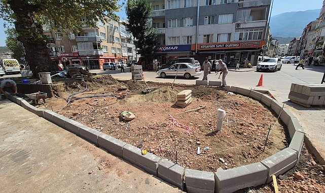 Kestel'de yollar yenileniyor
