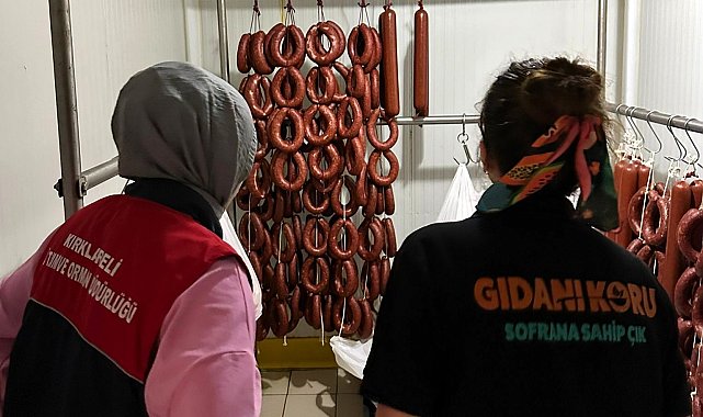 Kırklareli'nde et işletmeleri denetlendi