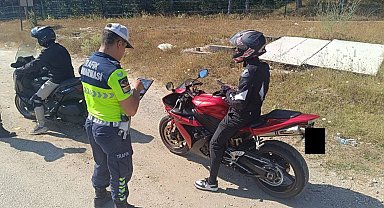 Kırklareli'nde motosiklet denetimi: 71 sürücüye işlem yapıldı