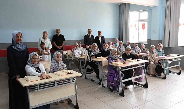 Kız hafızlık yaz kurslarına inceleme ziyareti