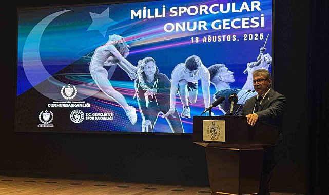 KKTC'de "Milli Sporcular Onur Gecesi" düzenlendi