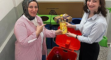 KO-MEK'ten geri dönüşüme 500 litre atık yağ