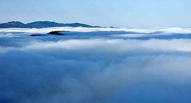 Kocadaz Tepesi'nde kartpostallık görüntüler oluştu