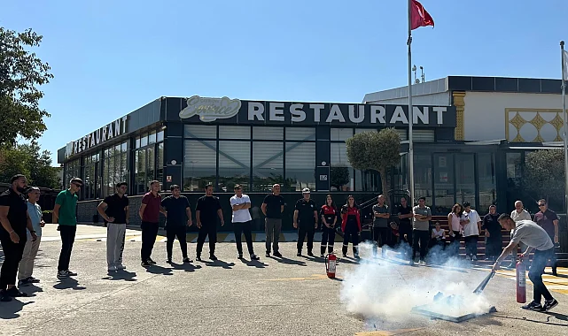 Kocaeli Çayırova'da olası yangınlara karşı eğitim seferberliği