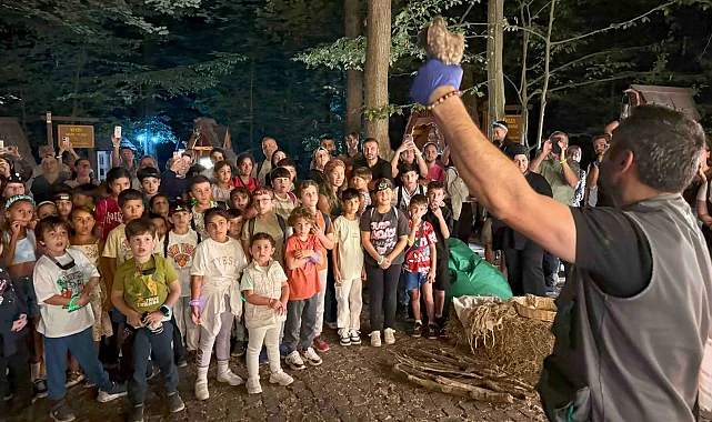 Kocaeli Ormanya'da çocuklara özel gece yürüyüşü