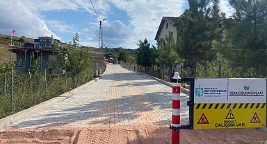 Kocaeli'de kırsal mahalle yolları yenileniyor