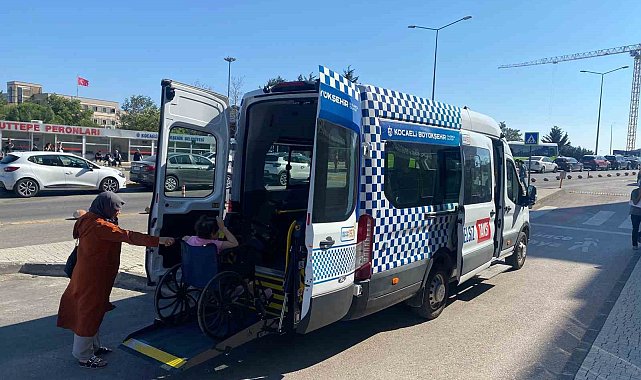 Kocaeli'nin Engelsiz Taksileri 7 ayda 14 bin 790 kez hizmet verdi