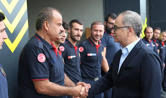 Kocaelili itfaiyecilere Büyükşehir'den moral ziyareti